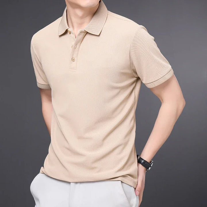 Men's Soft Cotton Polo Shirt | Refined Tailored Comfort Fit 0