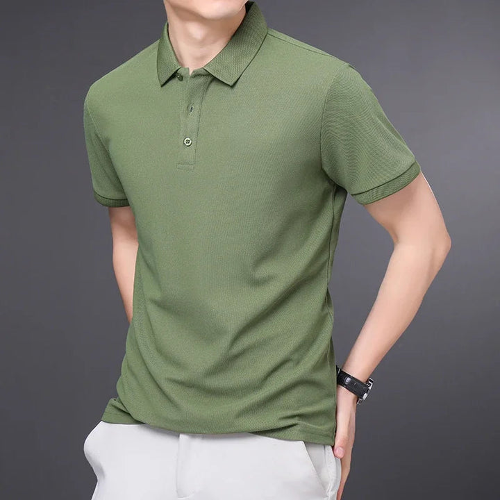 Men's Soft Cotton Polo Shirt | Refined Tailored Comfort Fit 3