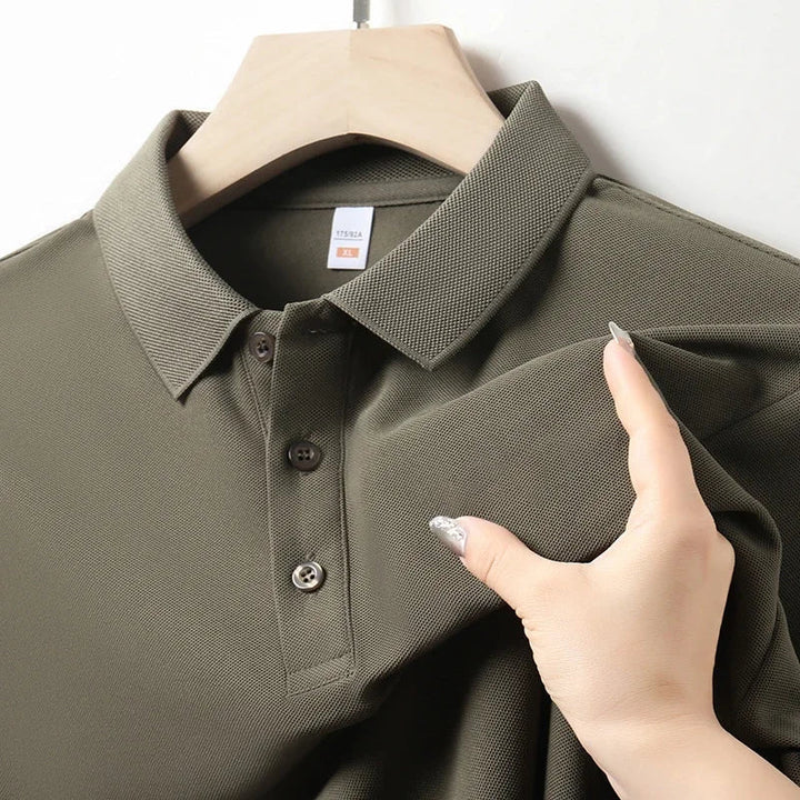 Men's Soft Cotton Polo Shirt | Refined Tailored Comfort Fit 4