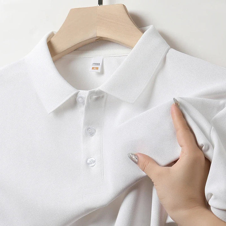 Men's Soft Cotton Polo Shirt | Refined Tailored Comfort Fit 6