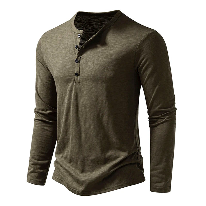 Men's Soft Fabric Long Sleeve T-Shirt | Casual Autumn Comfort Fit 5