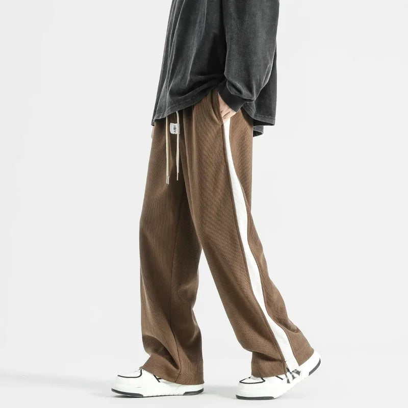Men's Soft Fabric Wide-Leg Sweatpants | Effortless Comfort Lounge Fit 4