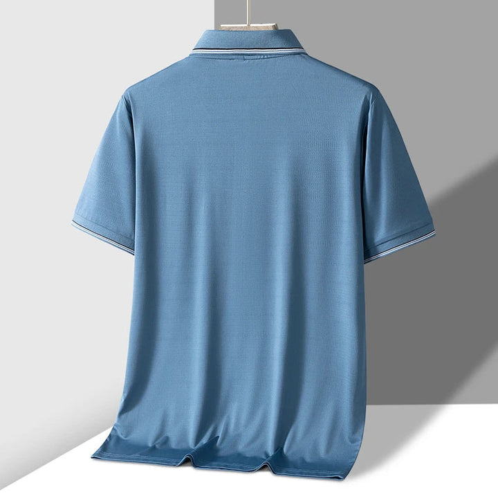 Men's Soft Knit Polo Shirt | Tailored Breathable Comfort Fit 1
