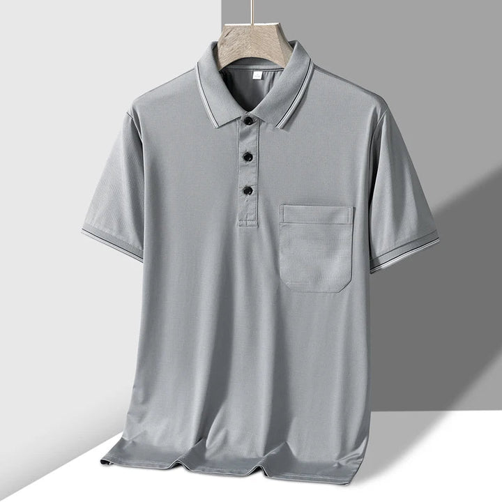 Men's Soft Knit Polo Shirt | Tailored Breathable Comfort Fit 2
