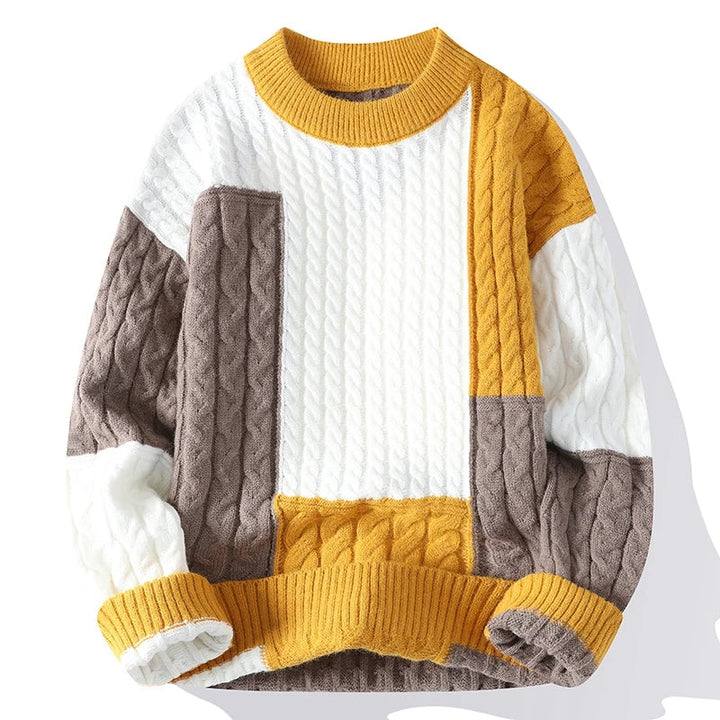 Men's Soft Knit Sweater | Textured Bold Casual Style 2
