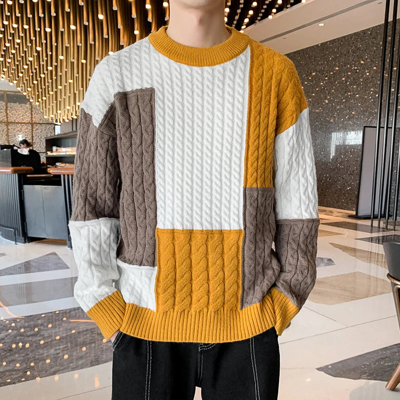 Men's Soft Knit Sweater | Textured Bold Casual Style 5