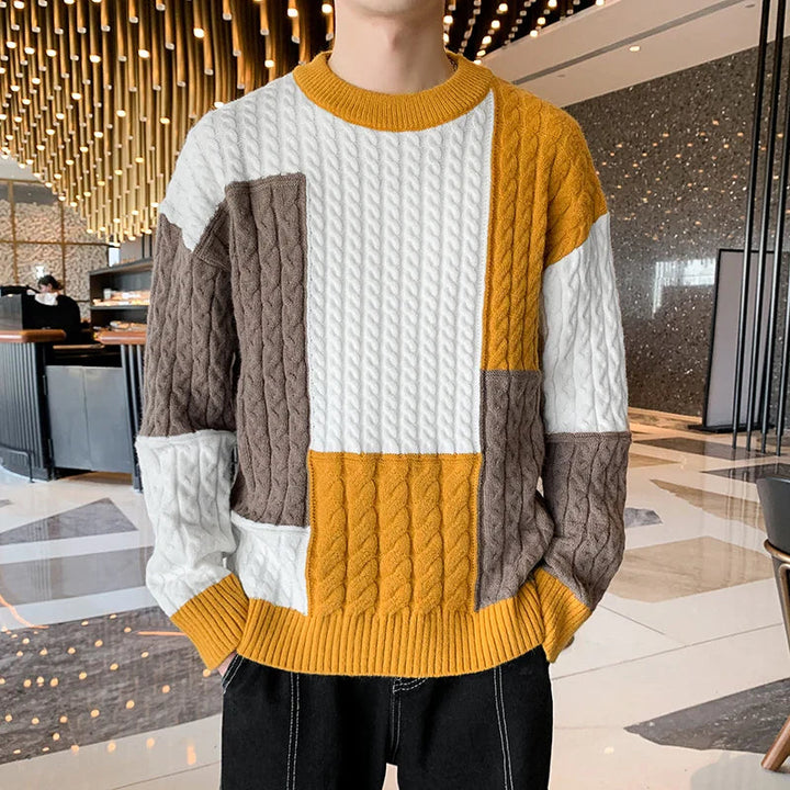 Men's Soft Knit Sweater | Textured Bold Casual Style 5