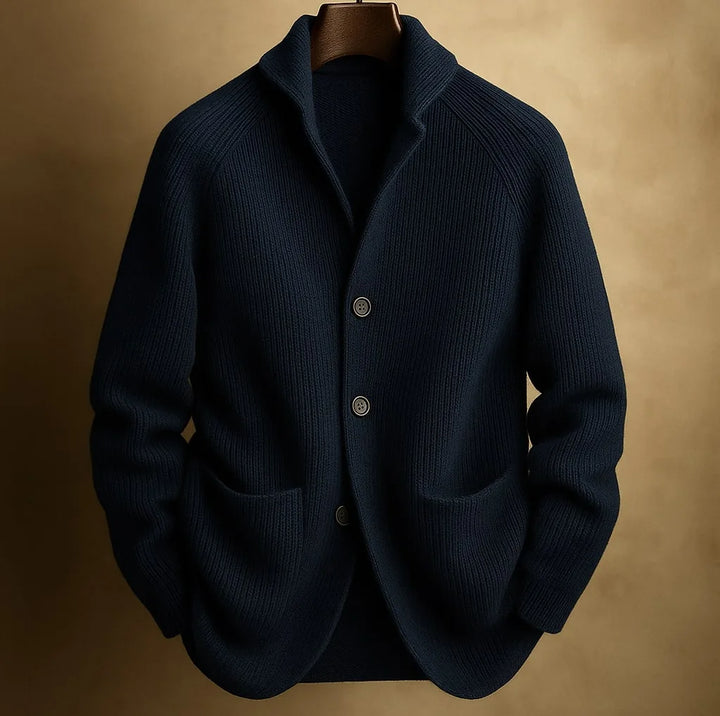 Men's Soft Ribbed Knit Shawl Collar Cardigan Sweater | Timeless Cozy Layer for Effortless Style 8