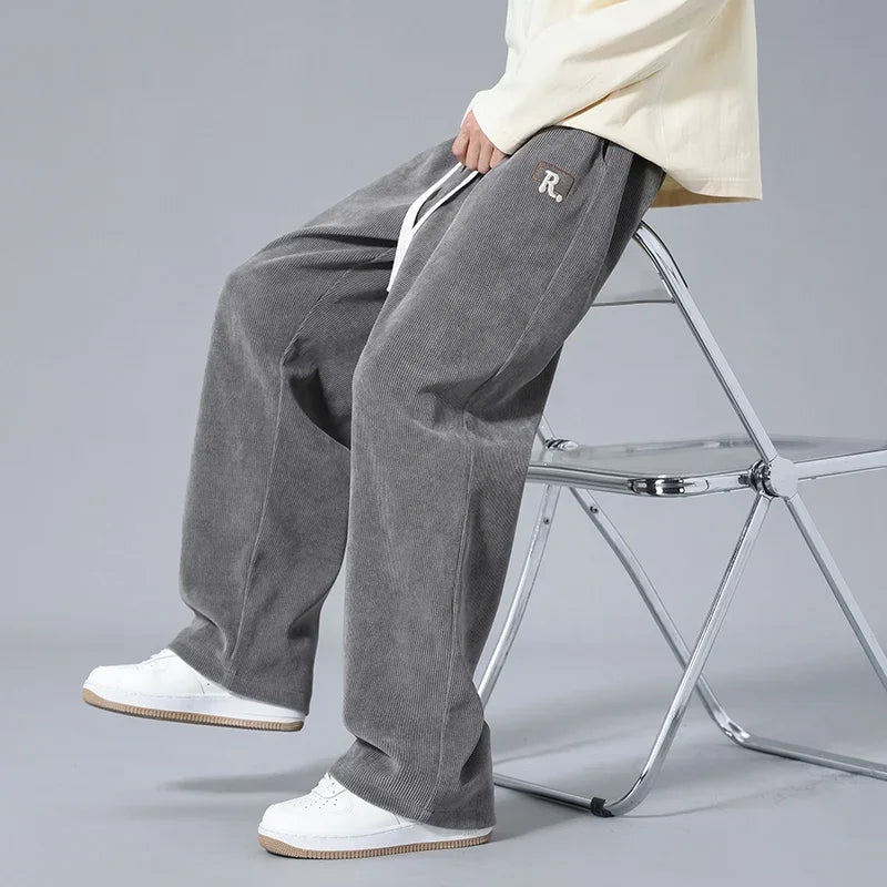 Men's Soft Touch Corduroy Cargo Joggers | Relaxed Everyday Comfort Fit | Modern Utility Style 2