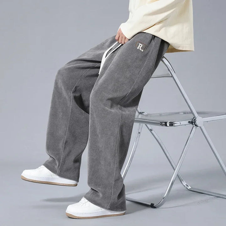 Men's Soft Touch Corduroy Cargo Joggers | Relaxed Everyday Comfort Fit | Modern Utility Style 2