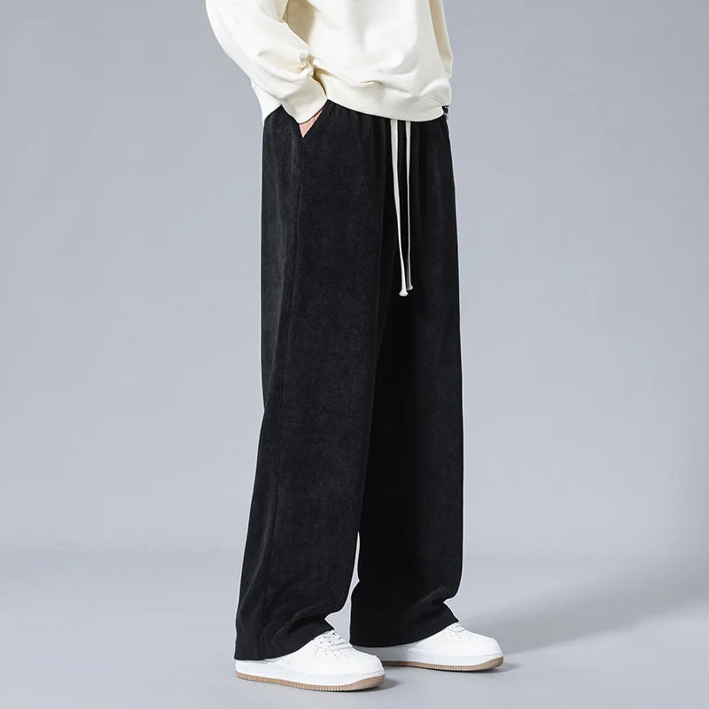 Men's Soft Touch Corduroy Cargo Joggers | Relaxed Everyday Comfort Fit | Modern Utility Style 4