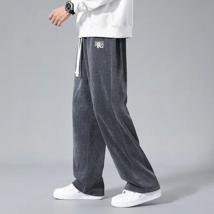 Men's Soft Touch Corduroy Cargo Joggers | Relaxed Everyday Comfort Fit | Modern Utility Style 5