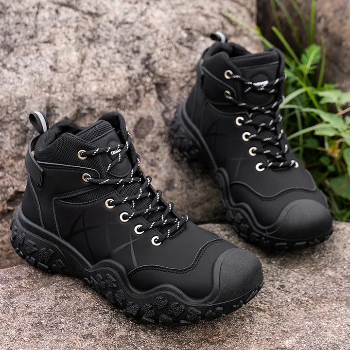 Men's Soft Upper High-Top Hiking Boots | Classic Outdoor Adventure Style 3