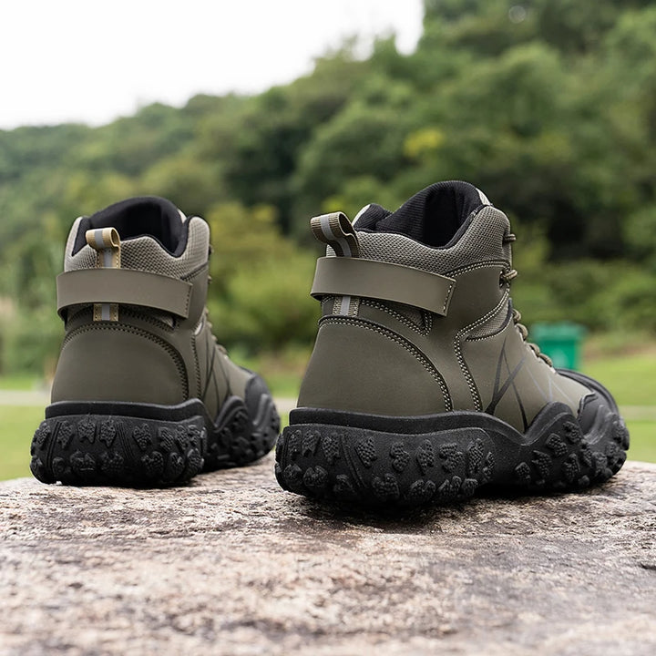 Men's Soft Upper High-Top Hiking Boots | Classic Outdoor Adventure Style 4