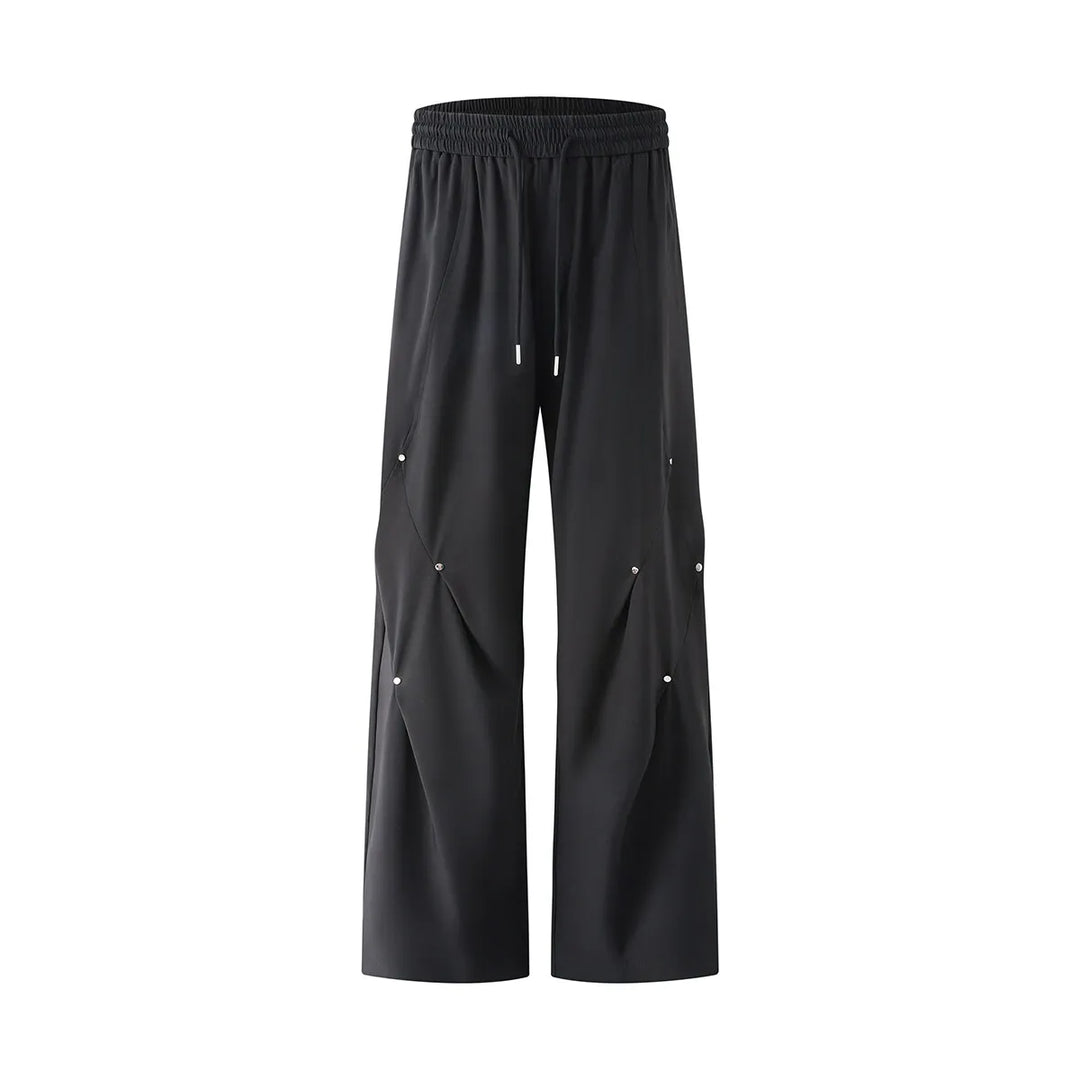Men's pleated linen pants with lightweight summer fit