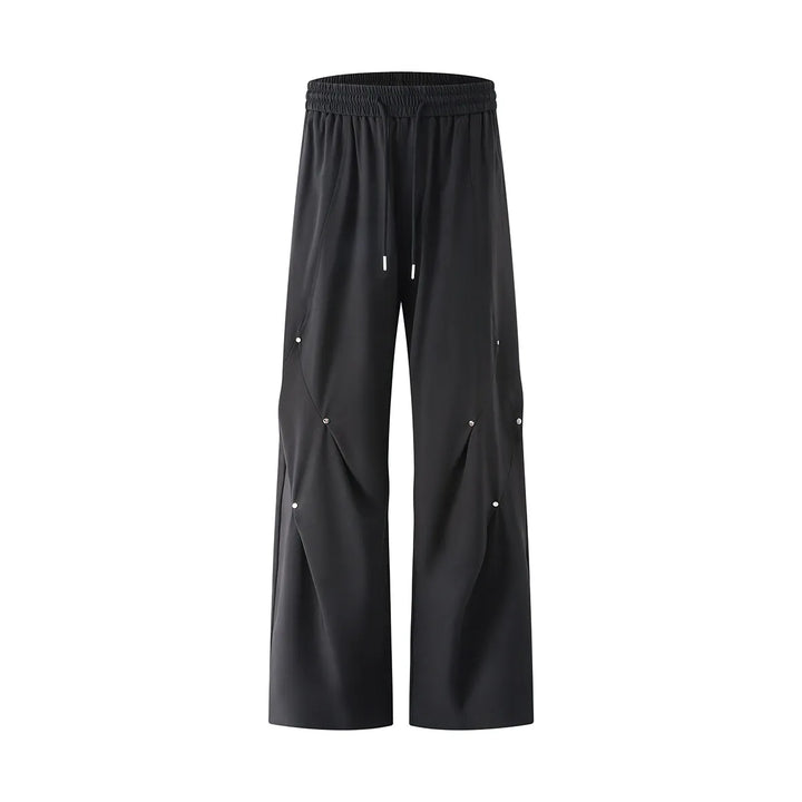 Men's pleated linen pants with lightweight summer fit