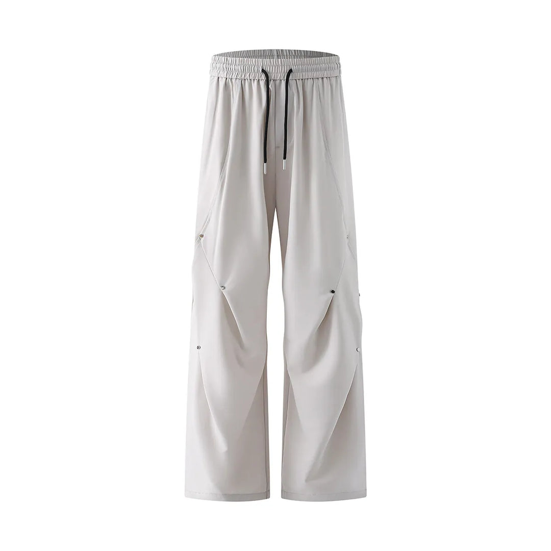 Men's Solid Pleated Linen Pants | Lightweight Casual Summer Essential 3