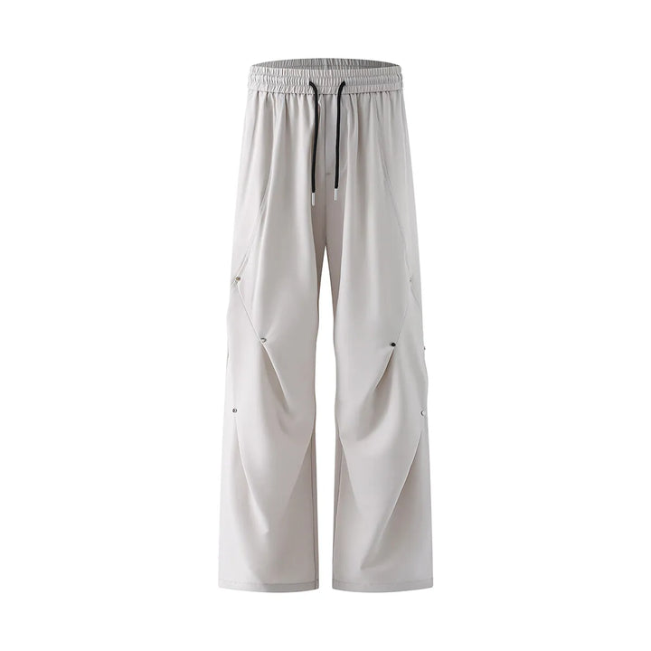 Men's Solid Pleated Linen Pants | Lightweight Casual Summer Essential 3