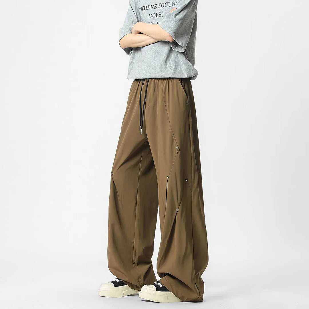 Men's Solid Pleated Linen Pants | Lightweight Casual Summer Essential 5
