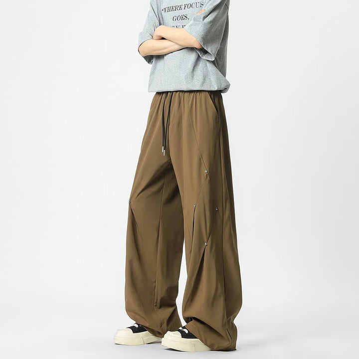 Men's Solid Pleated Linen Pants | Lightweight Casual Summer Essential 5