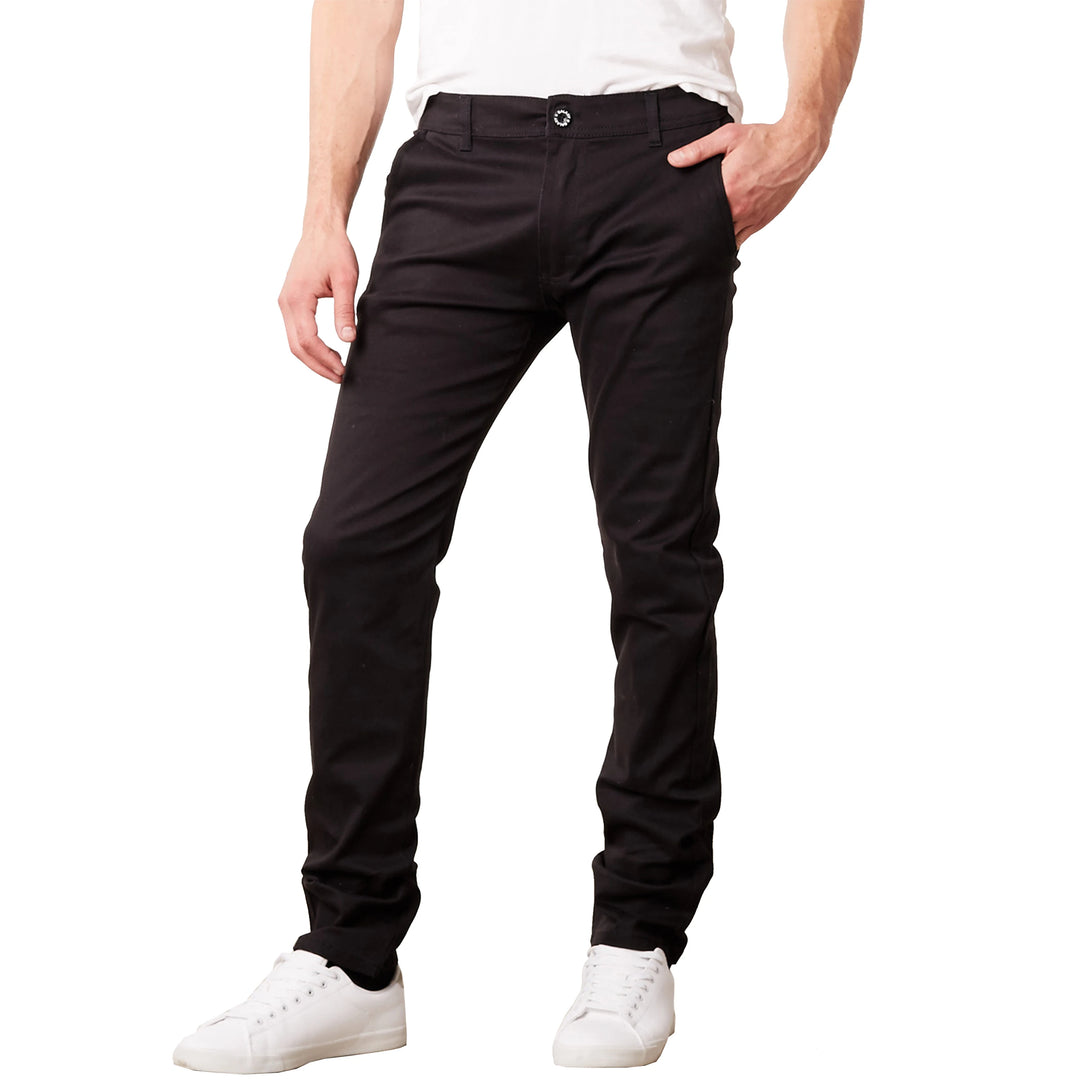 Men's Stretch Cotton Slim Fit Chino Pants | Versatile Everyday Comfort 1