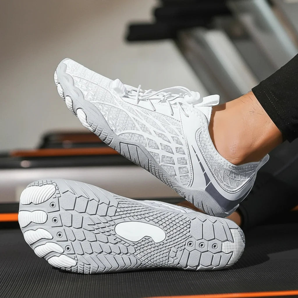 Men's Stretch Fabric Barefoot Sneakers | Lightweight Flexible Comfort Fit 4