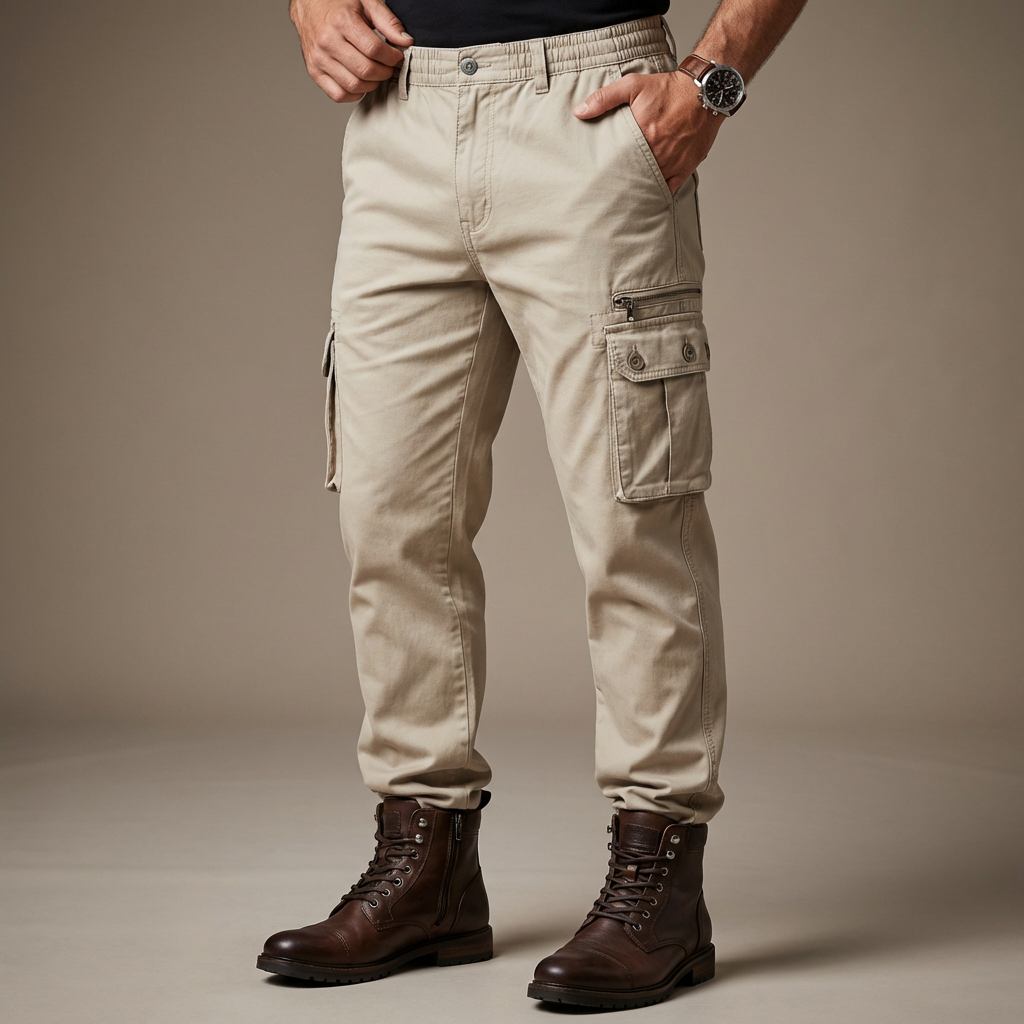 Men's Stretch Fabric Cargo Trousers | Versatile Urban Adventure Fit 2