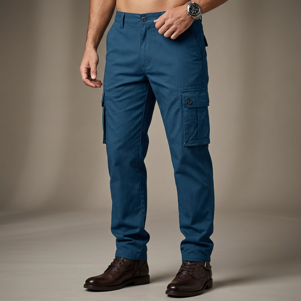Men's Stretch Fabric Cargo Trousers | Versatile Urban Adventure Fit 3