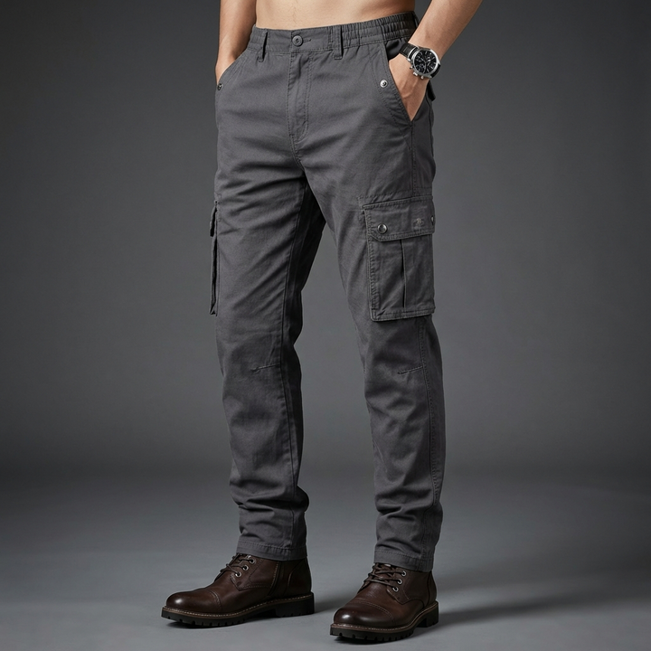 Men's Stretch Fabric Cargo Trousers | Versatile Urban Adventure Fit 4