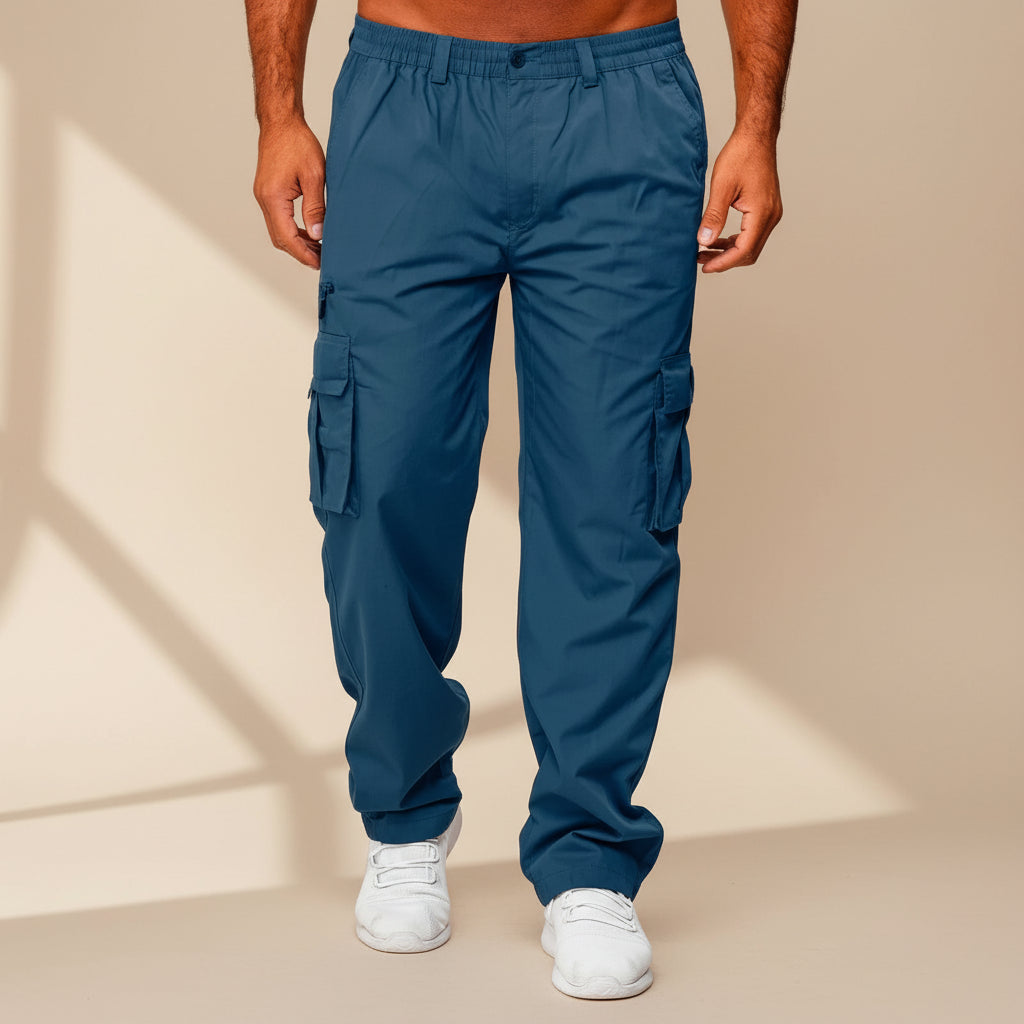 Men's Stretch Fabric Cargo Trousers | Versatile Urban Adventure Fit 7