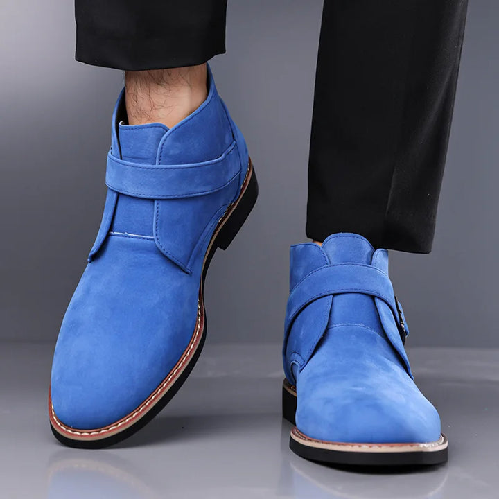 Men's Suede Leather Chelsea Ankle Boots | Stylish Winter Essential 2