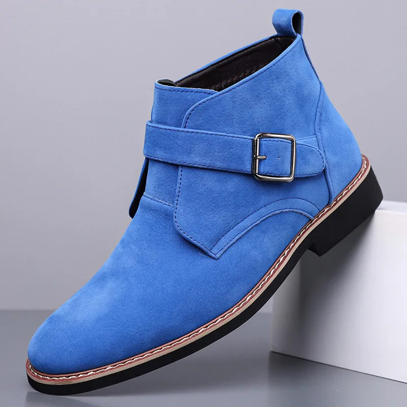 Men's Suede Leather Chelsea Ankle Boots | Stylish Winter Essential 7