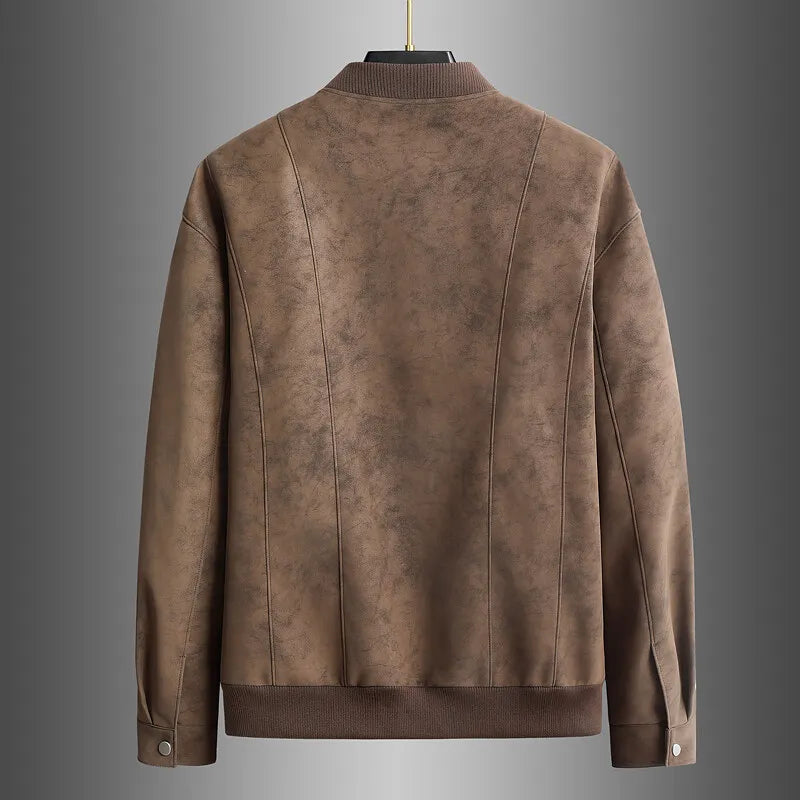 Men's Suede Leather Jacket | Refined Casual Streetwear Style 3