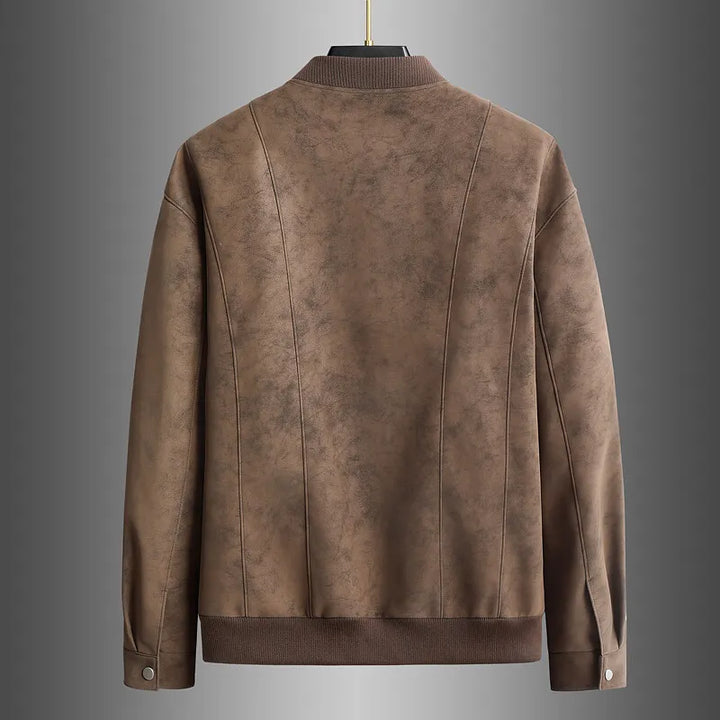 Men's Suede Leather Jacket | Refined Casual Streetwear Style 3