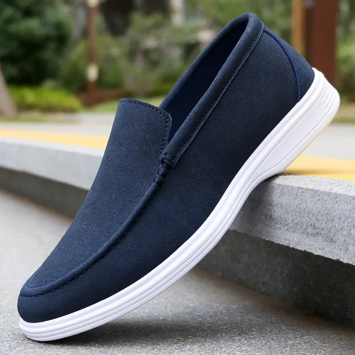 Men's Sueded Cotton Slip-On Loafers | Polished Comfort Fit 3