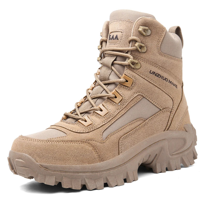 Men's Tactical Desert Combat Boots | Durable All-Day Outdoor Performance 8