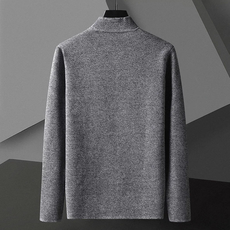 Men's Textured Knit Jacket | Sleek Breathable Urban Essential 3