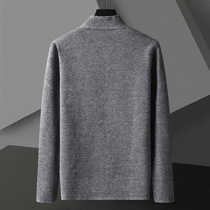 Men's Textured Knit Jacket | Sleek Breathable Urban Essential 3