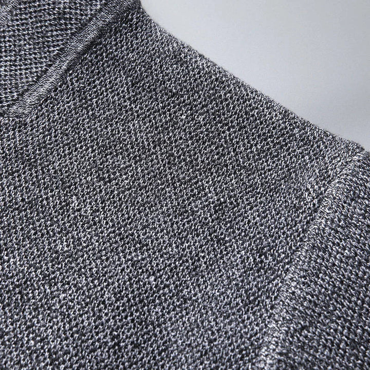 Men's Textured Knit Jacket | Sleek Breathable Urban Essential 5