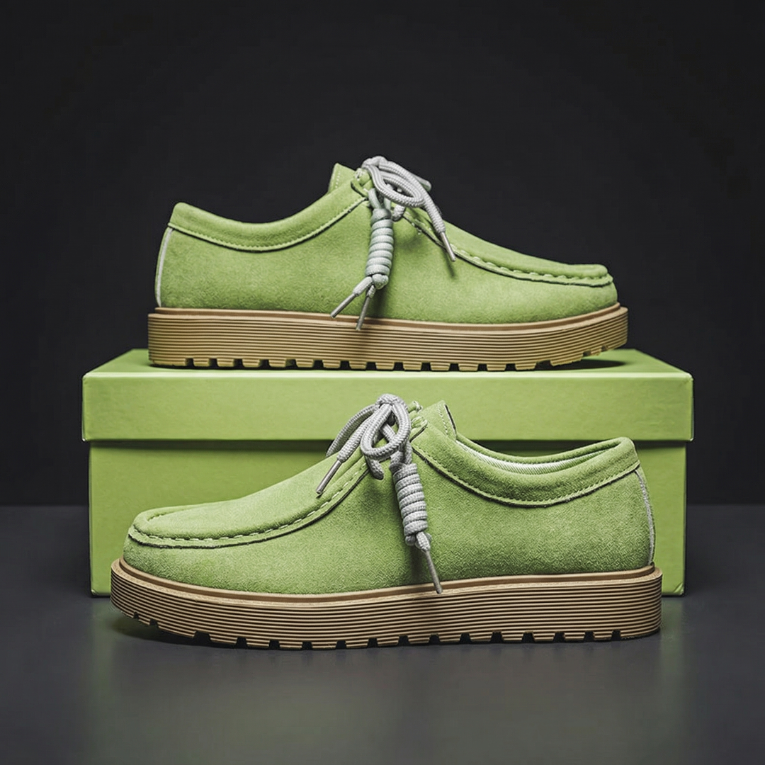 Men's Textured Synthetic Shoes | Bold Structured Comfort Fit | All-Day Comfort Design 0