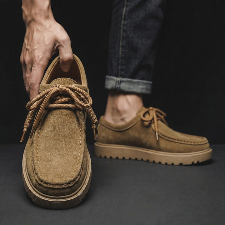 Men's Textured Synthetic Shoes | Bold Structured Comfort Fit | All-Day Comfort Design 2