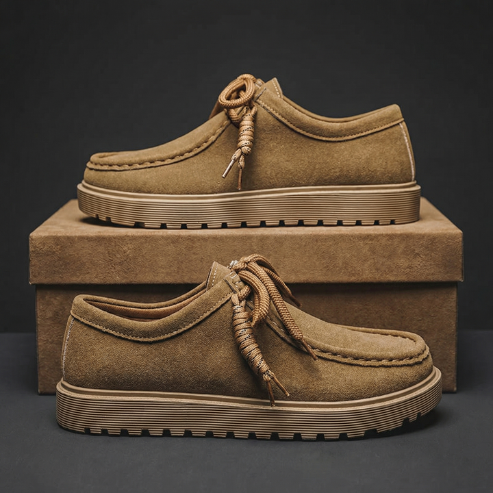 Men's Textured Synthetic Shoes | Bold Structured Comfort Fit | All-Day Comfort Design 3