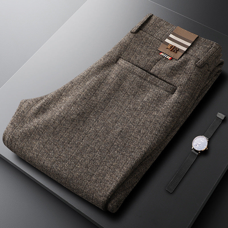 Men's Textured Tailored Trousers | Refined All-Day Comfort Fit 2