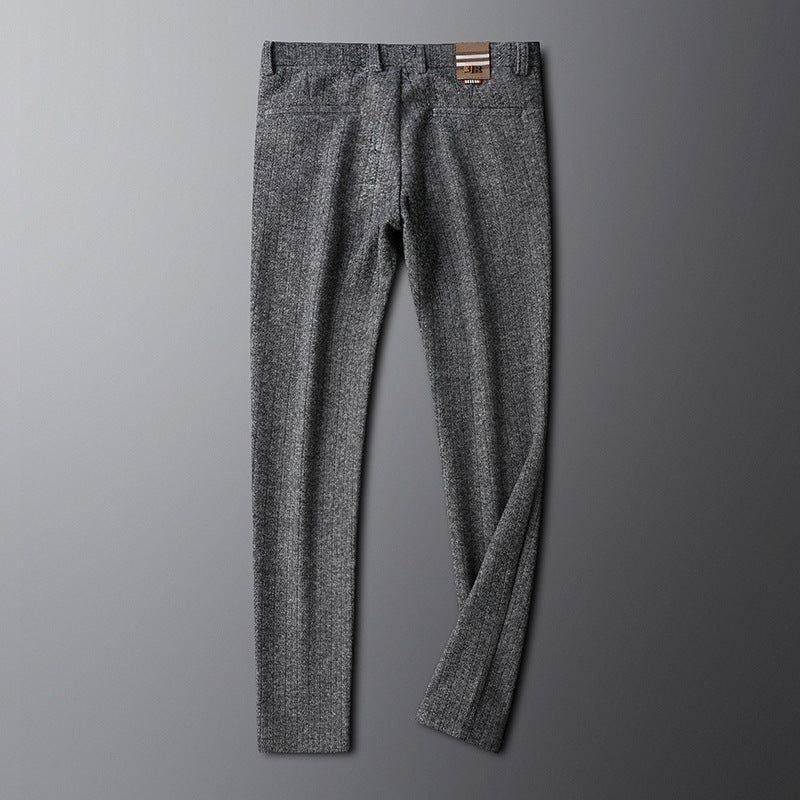 Men's Textured Tailored Trousers | Refined All-Day Comfort Fit 5