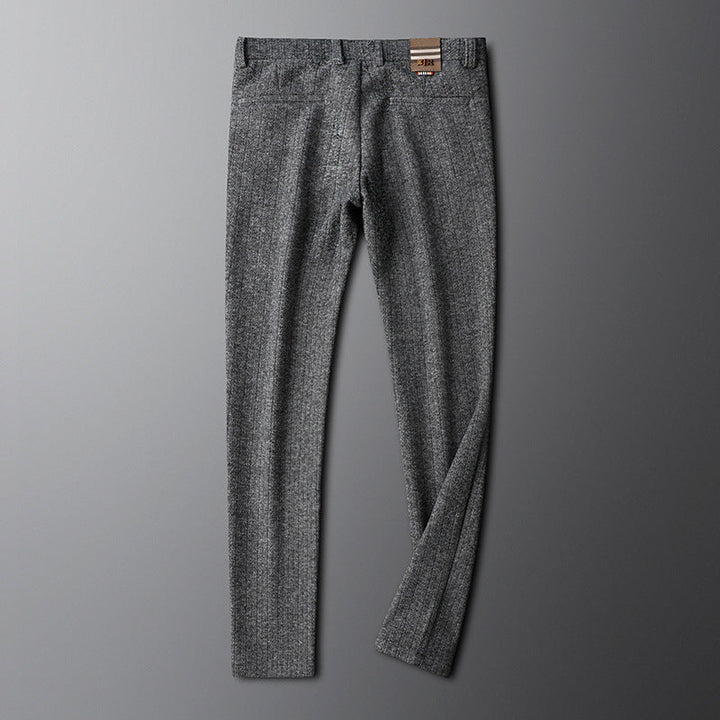 Men's Textured Tailored Trousers | Refined All-Day Comfort Fit 5