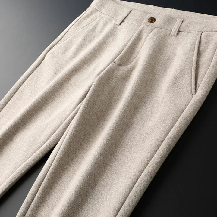 Men's Textured Tailored Trousers | Refined All-Day Comfort Fit 7