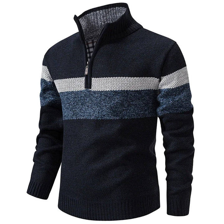 Men's Thick Knit Turtleneck Sweater | Cozy Winter Warmth Essential 0