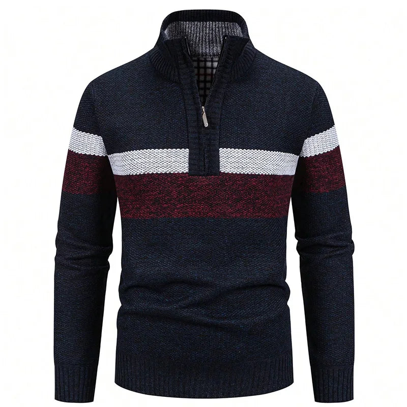 Men's Thick Knit Turtleneck Sweater | Cozy Winter Warmth Essential 5