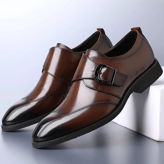 Men's Vegan Leather Dress Shoes | All-Day Comfort Fit for Formal Occasions 0