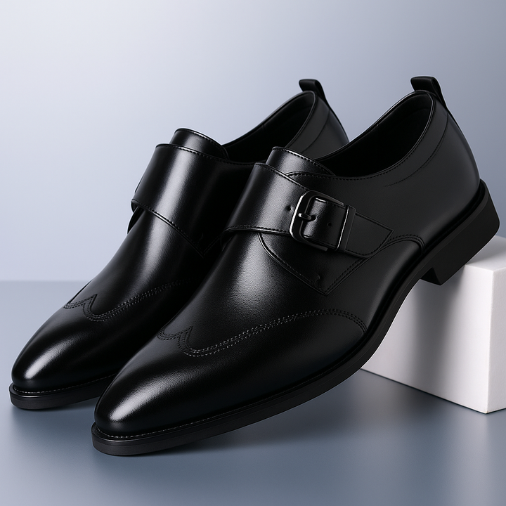 Men's Vegan Leather Dress Shoes | All-Day Comfort Fit for Formal Occasions 1